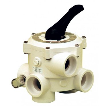 Bazény a příslušenství - Ventil SIDE – 6-ti cestný ventil – III vývody 50 mm (Praher)