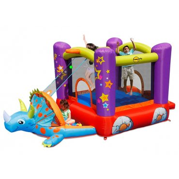Pro děti, hry, hračky - Happy Hop Dino party skákací hrad s míčky, trampolína dinosaurus