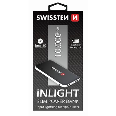 Elektronika - SWISSTEN iNLIGHT SLIM POWER BANK 10000 mAh