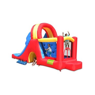 Pro děti, hry, hračky - Happy Hop skákací hrad Velká dvojskluzavka