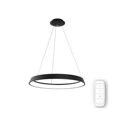 Dům a zahrada - Immax NEO LIMITADO Smart závěsné svítidlo 80cm 48W černé Zigbee 3.0