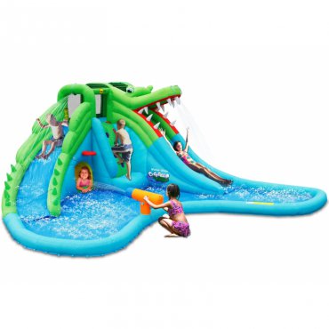 Pro děti, hry, hračky - Happy Hop Velký vodní aqua park Krokodýl s velkým bazénem