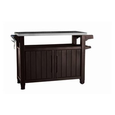 Dům a zahrada - Grilovací stolek Keter UNITY XL 207L hnědý 230409