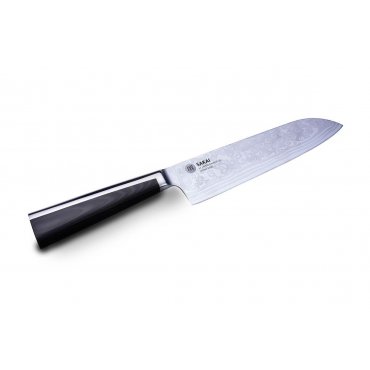 Domácí potřeby - SAKAI 67 SANTOKU nůž Šéfkuchaře, z 67 vrstev damascénské oceli, délka 310 mm