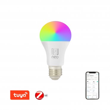 Elektronika - Immax NEO Smart žárovka LED E27 11W RGB+CCT barevná a bílá, stmívatelná, Zigbee