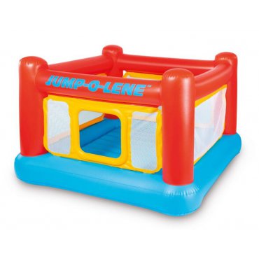 Pro děti, hry, hračky - Intex 48260 Nafukovací trampolína JUMP-O-LENE 174 x 174 x 112 cm