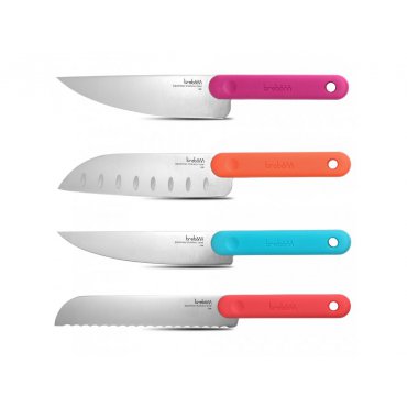Domácí potřeby - Trebonn Sada kuchyňských nožů barevná 4 ks
