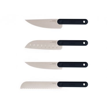 Domácí potřeby - Trebonn sada kuchyňských nožů černá 4 ks