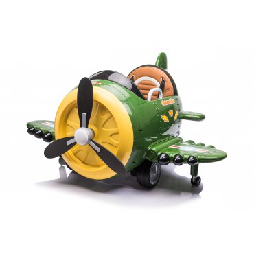 Pro děti, hry, hračky - Dětské elektrické vozítko letadlo Eljet zelená