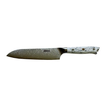 Domácí potřeby - MaceMaker White Stone - SanMai Santoku Kuchyňský nůž