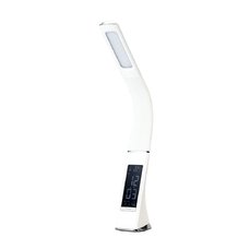 Immax 08949L LED stolní lampička Immax LEATHER WHITE bílá