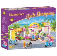 Kids World Stavebnice Girls Shopping 376 ks