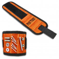 Profi Tools Magnetický náramek pro kutily, 32 x 9 cm, oranžový
