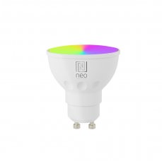 Immax NEO Smart žárovka LED GU10 5,5W RGB+CCT barevná a bílá, stmívatelná, WiFi