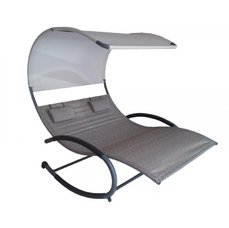 Zahradní houpací postel Vivere Double Chaise Rocker, Sienna